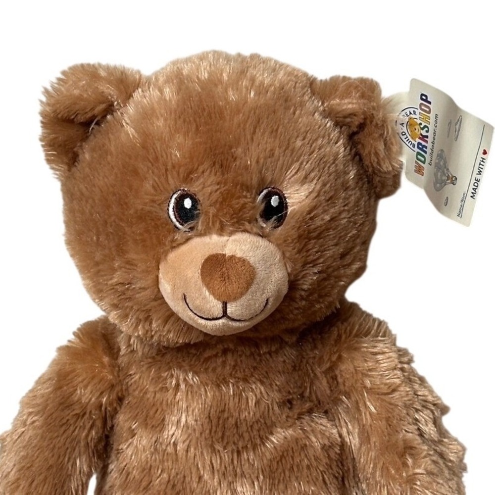 Build-A-Bear Workshop Lil Brownie Teddy Bear Brown Plush Stuffed Animal NWT - Picture 2 of 9